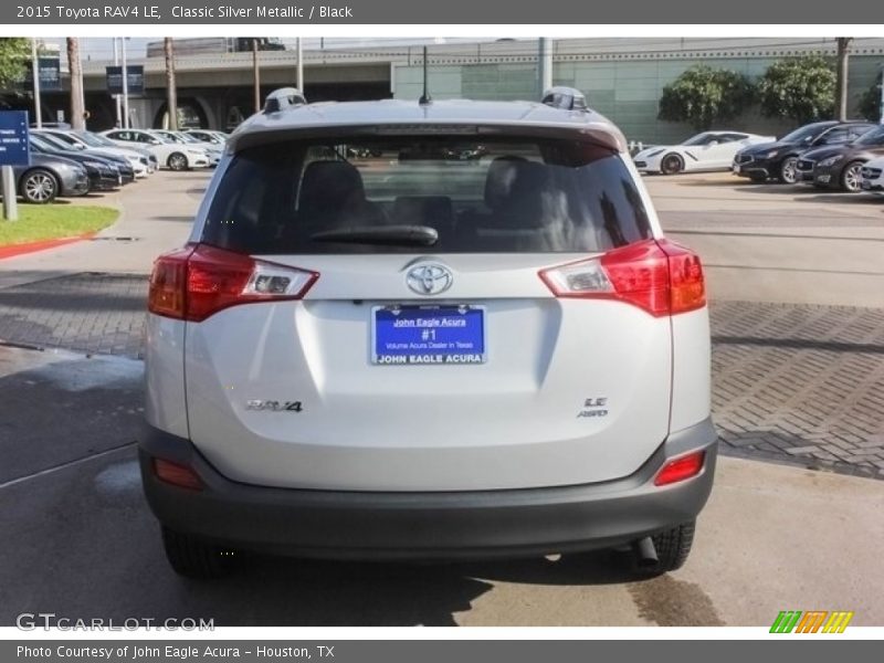 Classic Silver Metallic / Black 2015 Toyota RAV4 LE