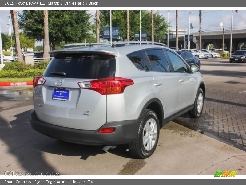 Classic Silver Metallic / Black 2015 Toyota RAV4 LE
