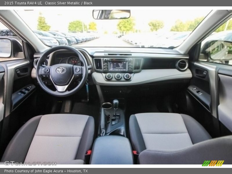 Classic Silver Metallic / Black 2015 Toyota RAV4 LE