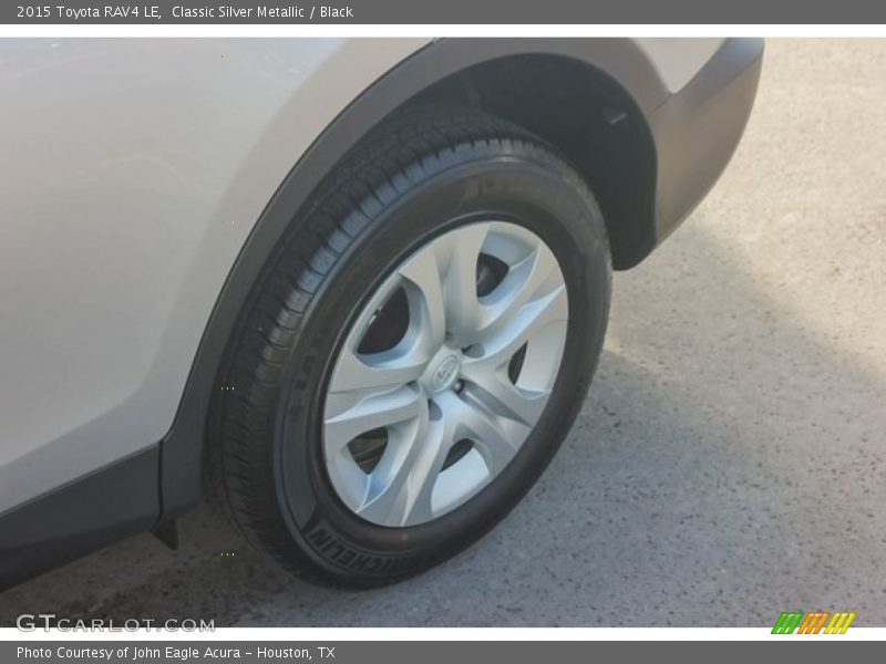 Classic Silver Metallic / Black 2015 Toyota RAV4 LE