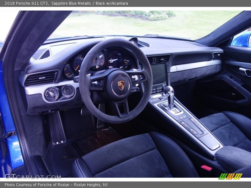 Sapphire Blue Metallic / Black w/Alcantara 2018 Porsche 911 GT3