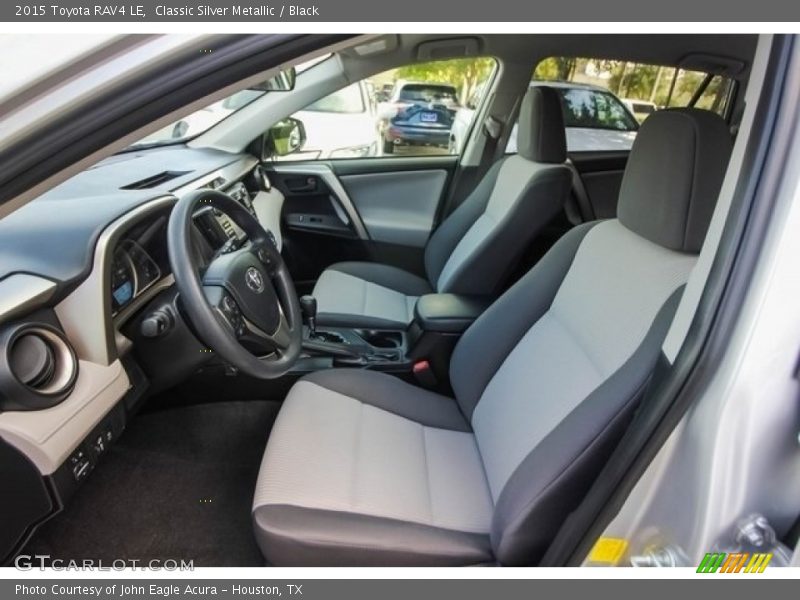 Classic Silver Metallic / Black 2015 Toyota RAV4 LE