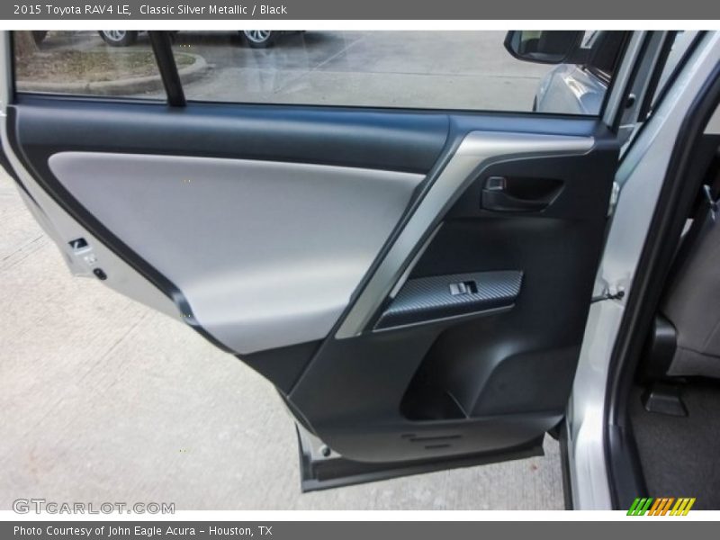Classic Silver Metallic / Black 2015 Toyota RAV4 LE
