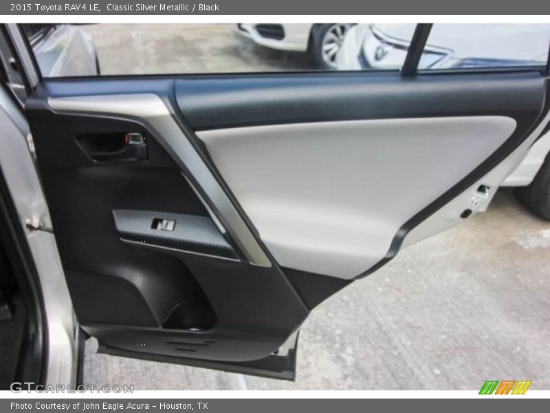 Classic Silver Metallic / Black 2015 Toyota RAV4 LE