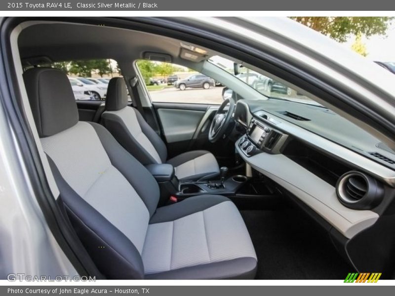 Classic Silver Metallic / Black 2015 Toyota RAV4 LE