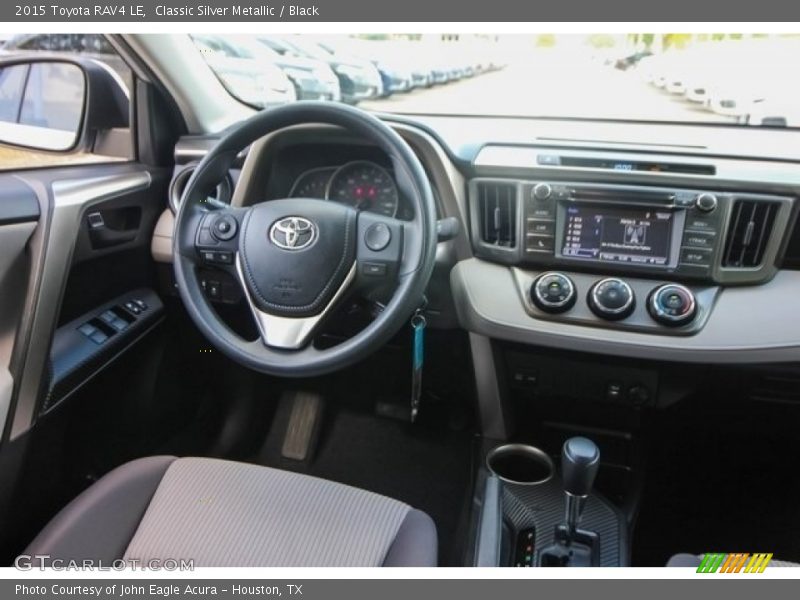Classic Silver Metallic / Black 2015 Toyota RAV4 LE