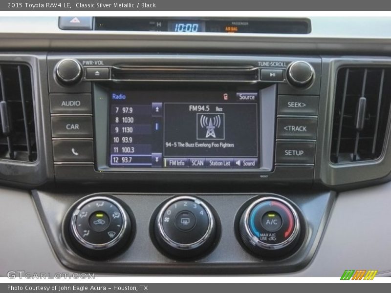 Classic Silver Metallic / Black 2015 Toyota RAV4 LE