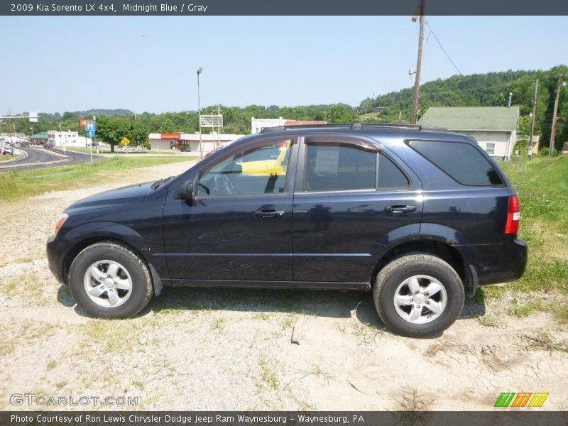 Midnight Blue / Gray 2009 Kia Sorento LX 4x4