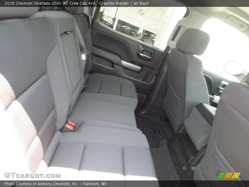 Graphite Metallic / Jet Black 2018 Chevrolet Silverado 1500 WT Crew Cab 4x4