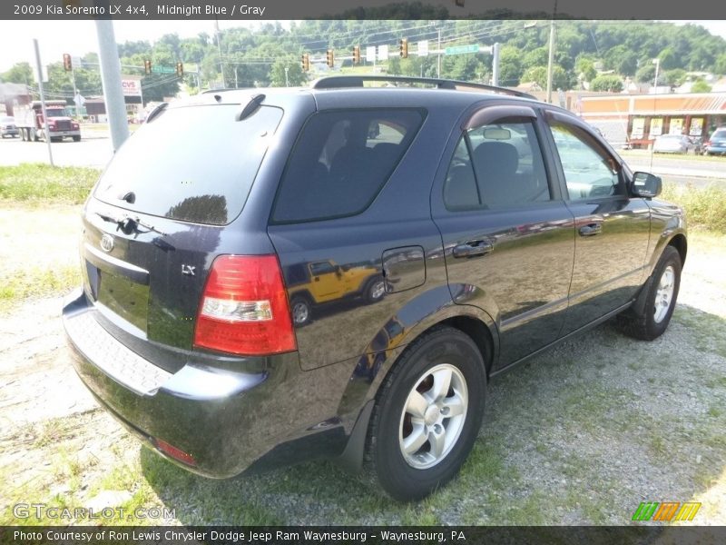 Midnight Blue / Gray 2009 Kia Sorento LX 4x4