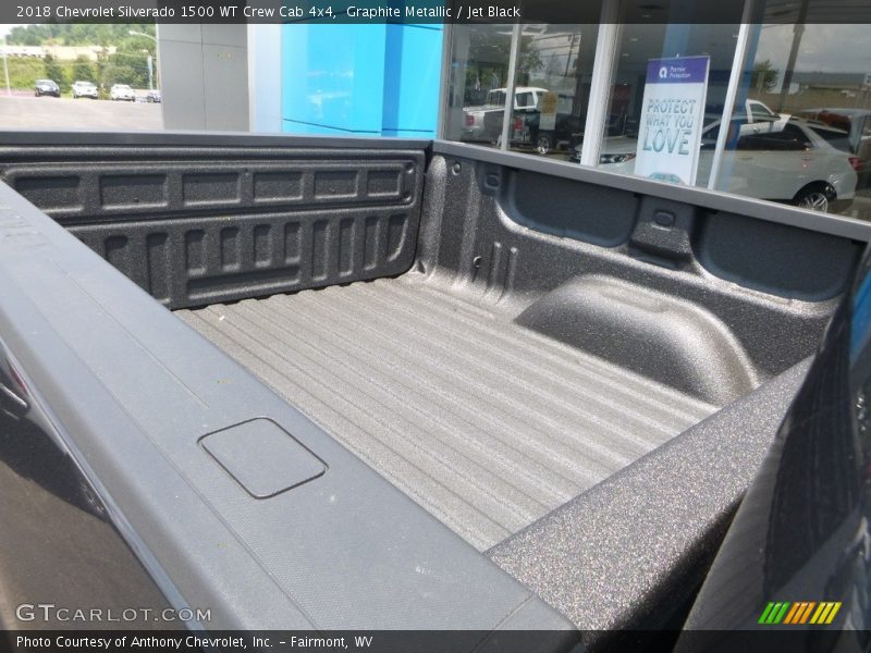 Graphite Metallic / Jet Black 2018 Chevrolet Silverado 1500 WT Crew Cab 4x4