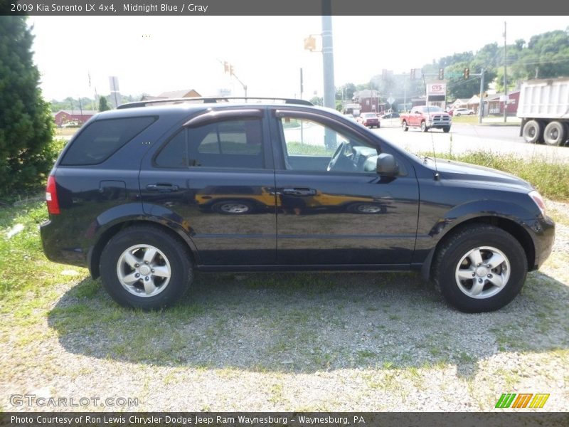 Midnight Blue / Gray 2009 Kia Sorento LX 4x4