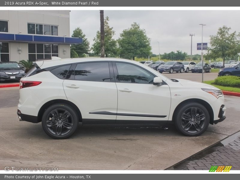 White Diamond Pearl / Red 2019 Acura RDX A-Spec