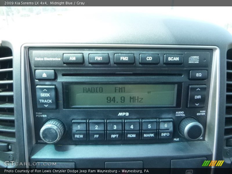 Midnight Blue / Gray 2009 Kia Sorento LX 4x4