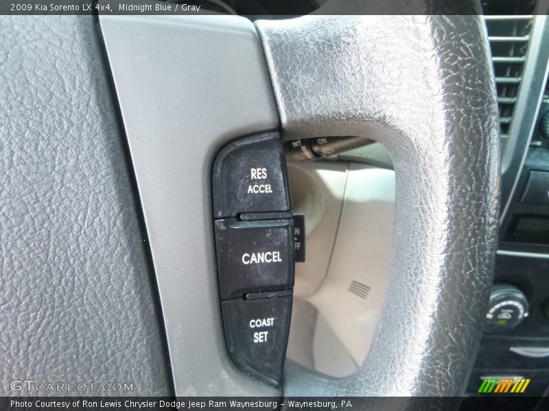 Midnight Blue / Gray 2009 Kia Sorento LX 4x4