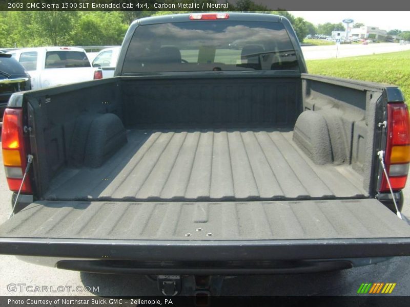 Carbon Metallic / Neutral 2003 GMC Sierra 1500 SLT Extended Cab 4x4