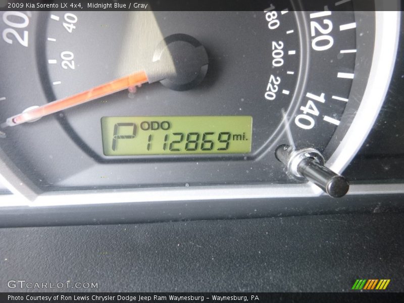 Midnight Blue / Gray 2009 Kia Sorento LX 4x4