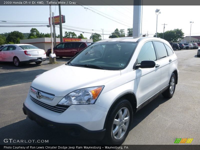 Taffeta White / Gray 2009 Honda CR-V EX 4WD