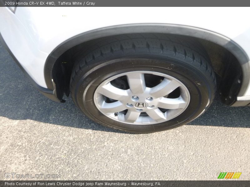 Taffeta White / Gray 2009 Honda CR-V EX 4WD