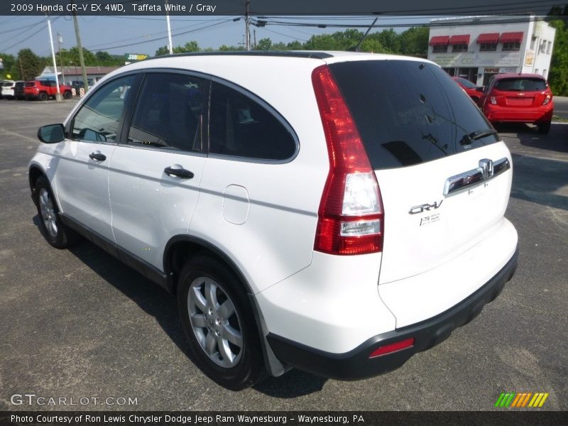 Taffeta White / Gray 2009 Honda CR-V EX 4WD