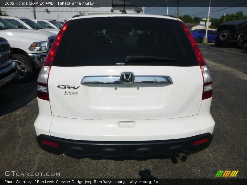 Taffeta White / Gray 2009 Honda CR-V EX 4WD