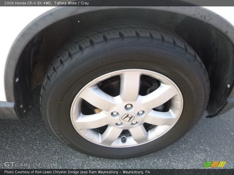 Taffeta White / Gray 2009 Honda CR-V EX 4WD
