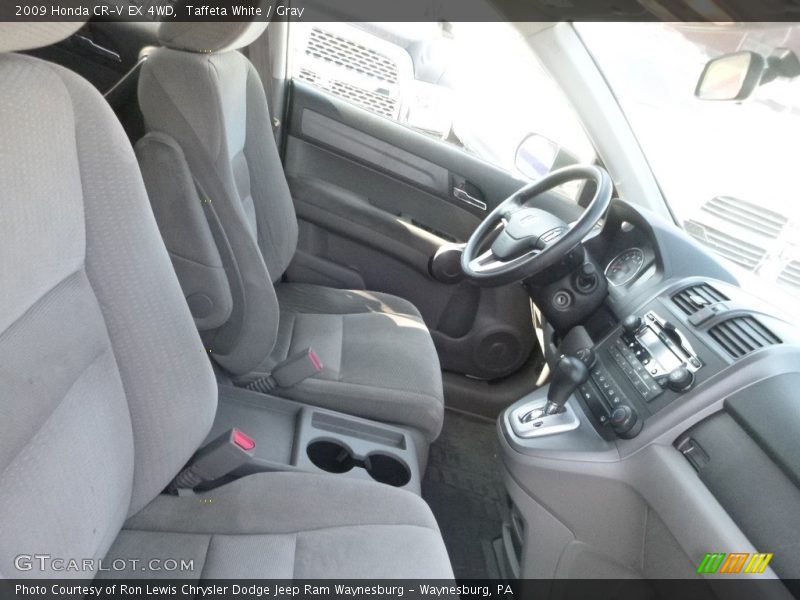 Taffeta White / Gray 2009 Honda CR-V EX 4WD