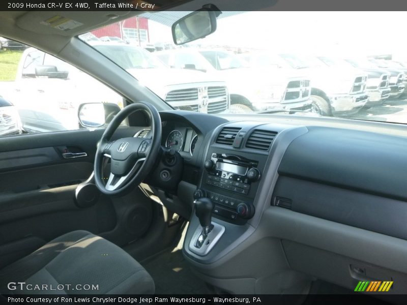 Taffeta White / Gray 2009 Honda CR-V EX 4WD