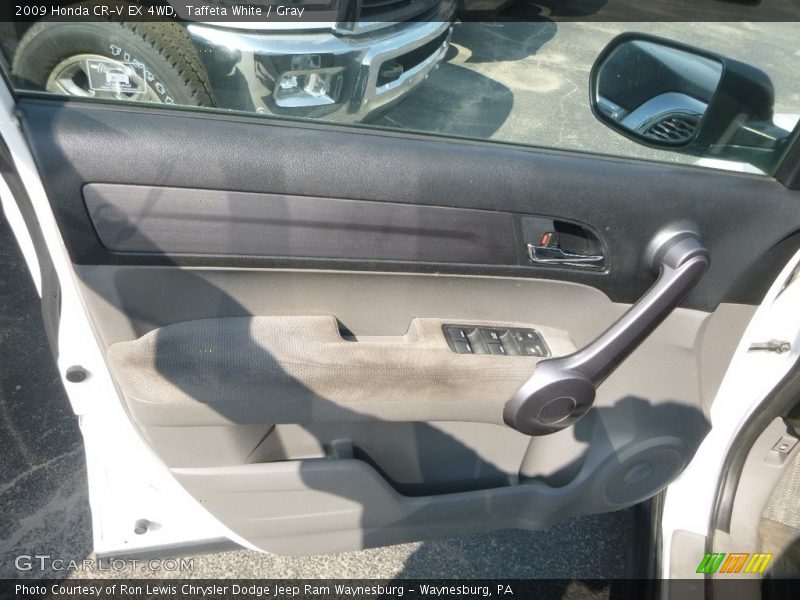 Taffeta White / Gray 2009 Honda CR-V EX 4WD