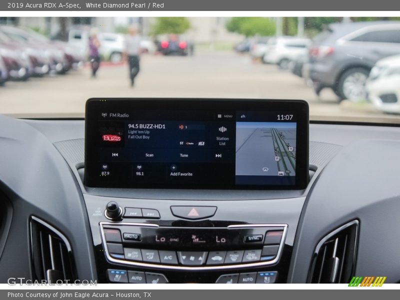 White Diamond Pearl / Red 2019 Acura RDX A-Spec