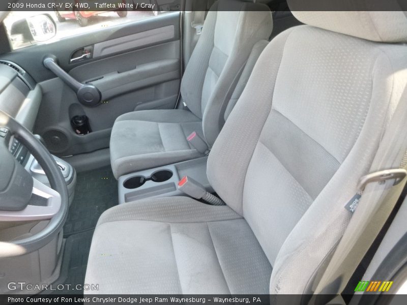 Taffeta White / Gray 2009 Honda CR-V EX 4WD
