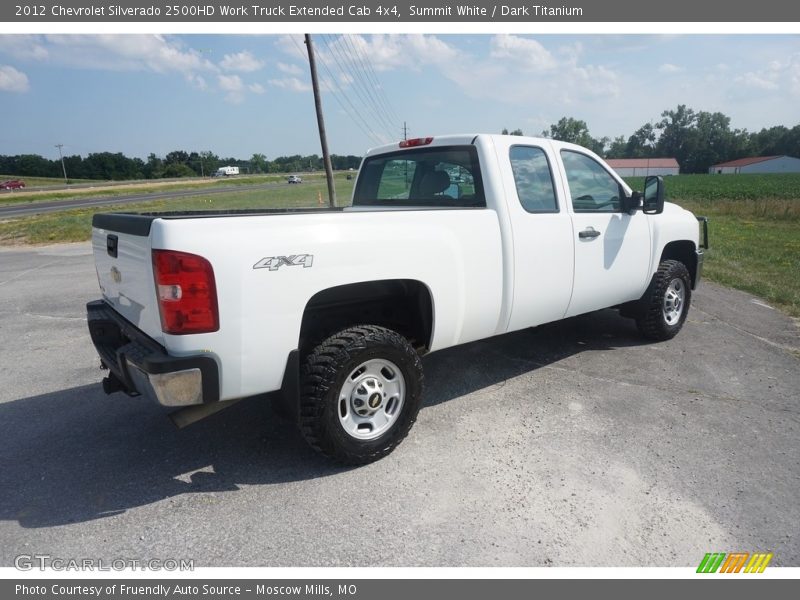 Summit White / Dark Titanium 2012 Chevrolet Silverado 2500HD Work Truck Extended Cab 4x4