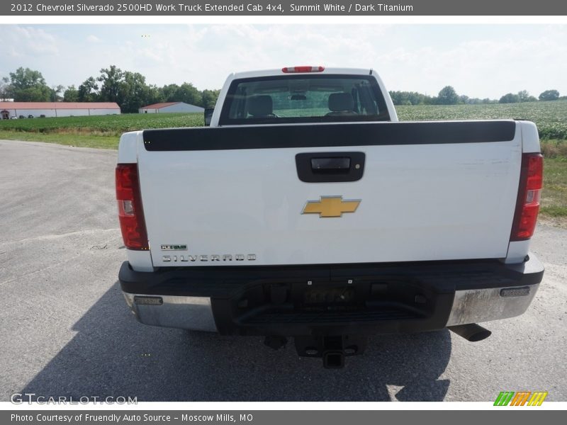 Summit White / Dark Titanium 2012 Chevrolet Silverado 2500HD Work Truck Extended Cab 4x4
