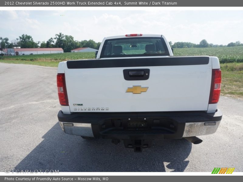 Summit White / Dark Titanium 2012 Chevrolet Silverado 2500HD Work Truck Extended Cab 4x4
