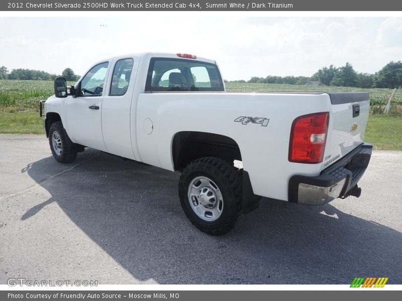 Summit White / Dark Titanium 2012 Chevrolet Silverado 2500HD Work Truck Extended Cab 4x4