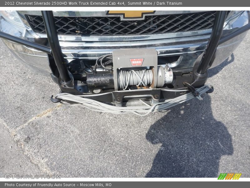 Summit White / Dark Titanium 2012 Chevrolet Silverado 2500HD Work Truck Extended Cab 4x4