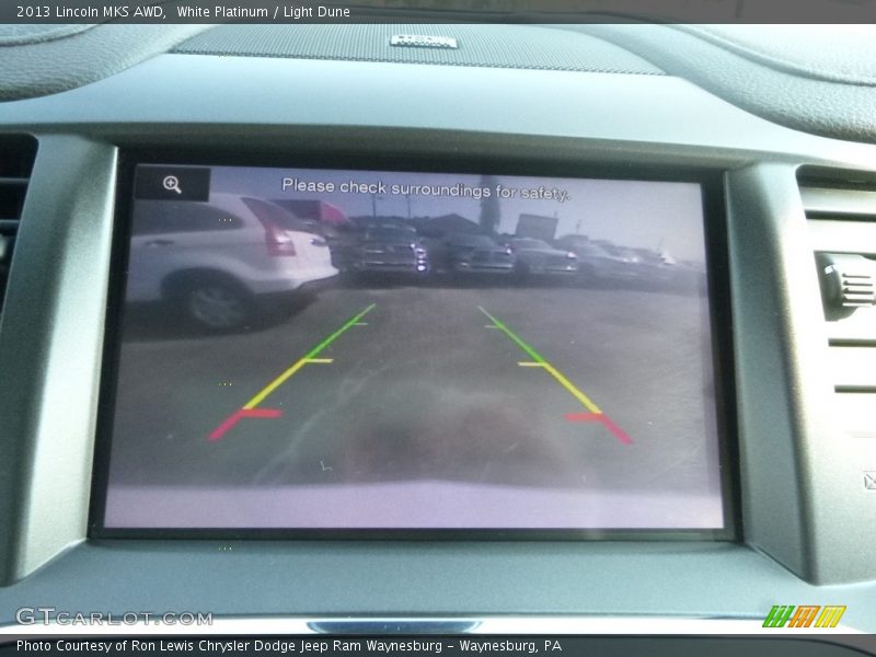 White Platinum / Light Dune 2013 Lincoln MKS AWD
