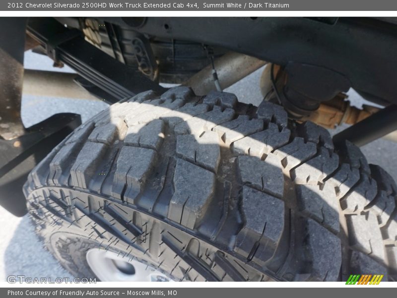 Summit White / Dark Titanium 2012 Chevrolet Silverado 2500HD Work Truck Extended Cab 4x4