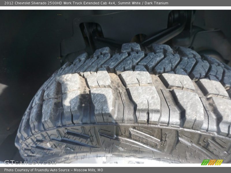 Summit White / Dark Titanium 2012 Chevrolet Silverado 2500HD Work Truck Extended Cab 4x4