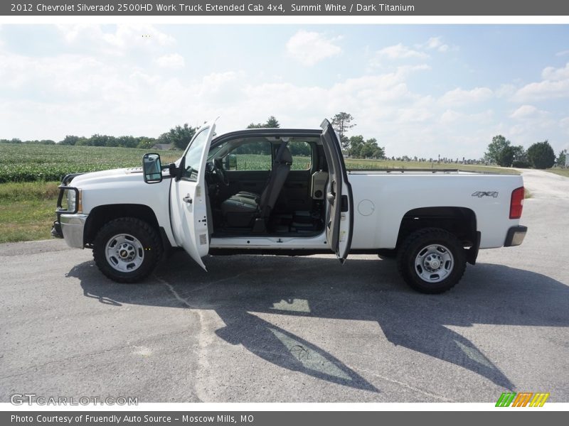 Summit White / Dark Titanium 2012 Chevrolet Silverado 2500HD Work Truck Extended Cab 4x4