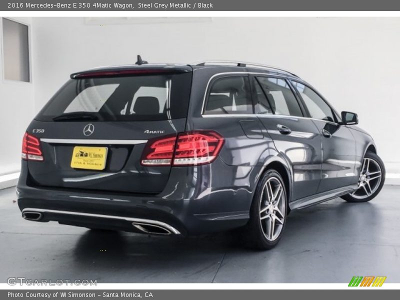 Steel Grey Metallic / Black 2016 Mercedes-Benz E 350 4Matic Wagon