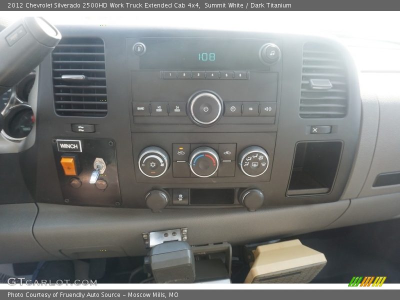 Summit White / Dark Titanium 2012 Chevrolet Silverado 2500HD Work Truck Extended Cab 4x4