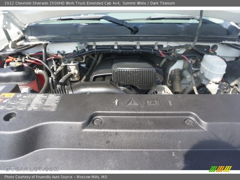 Summit White / Dark Titanium 2012 Chevrolet Silverado 2500HD Work Truck Extended Cab 4x4