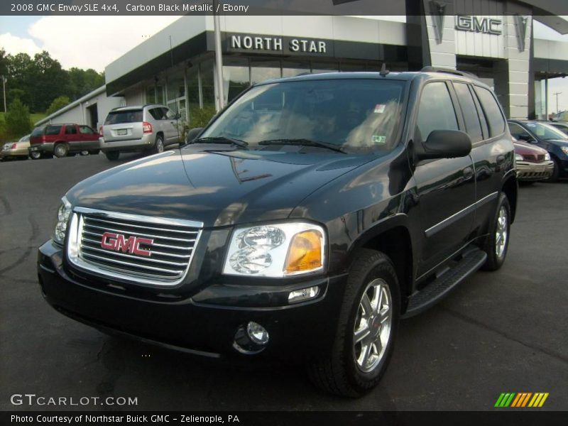 Carbon Black Metallic / Ebony 2008 GMC Envoy SLE 4x4