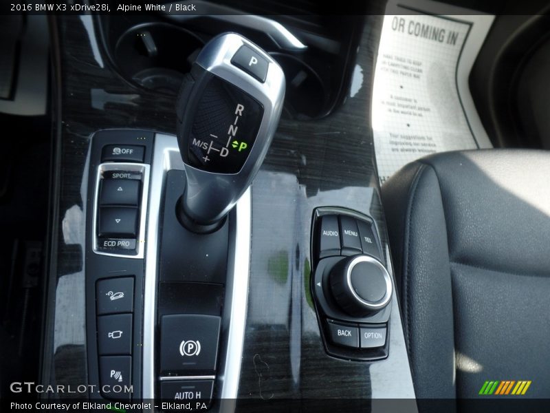 Alpine White / Black 2016 BMW X3 xDrive28i