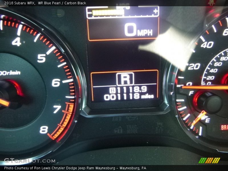 WR Blue Pearl / Carbon Black 2018 Subaru WRX