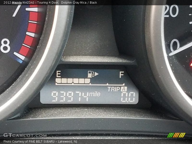 Dolphin Gray Mica / Black 2012 Mazda MAZDA3 i Touring 4 Door