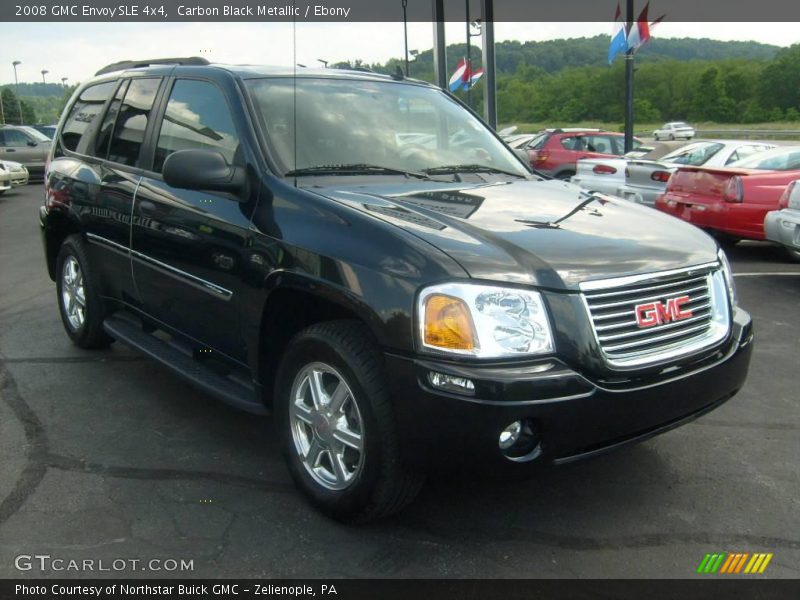 Carbon Black Metallic / Ebony 2008 GMC Envoy SLE 4x4