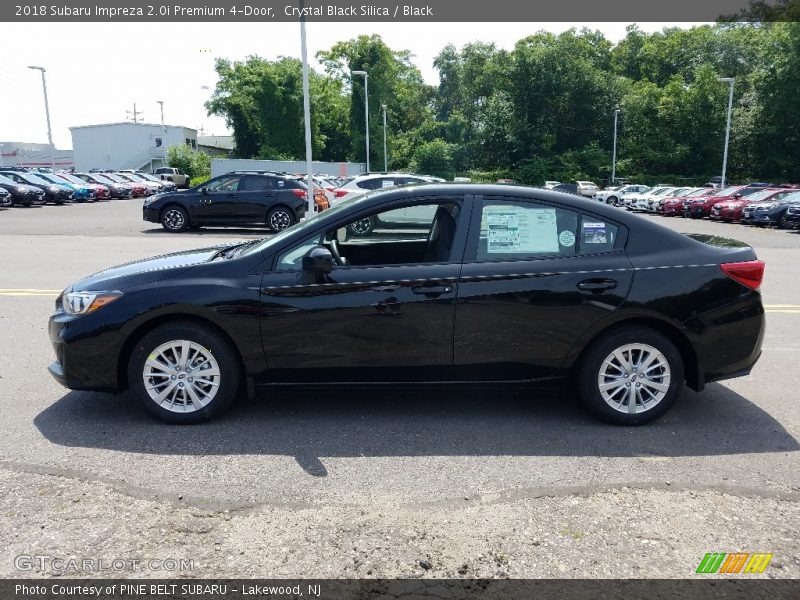 Crystal Black Silica / Black 2018 Subaru Impreza 2.0i Premium 4-Door