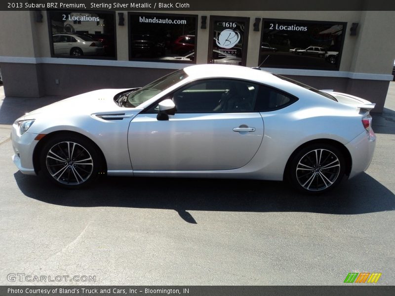Sterling Silver Metallic / Black Cloth 2013 Subaru BRZ Premium